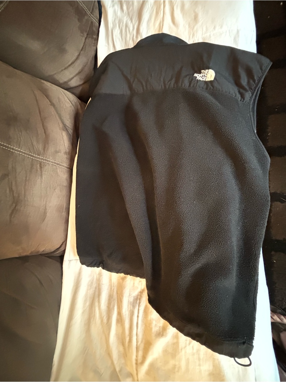 The North Face Black Insulated Fleece-Trim Vest,Polartec vintage sleeveless vest - Picture 12 of 14